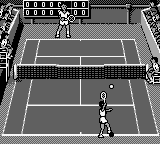 Jimmy Connors no Pro Tennis Tour (Japan) In game screenshot
